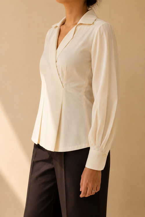 The Wrap Blouse